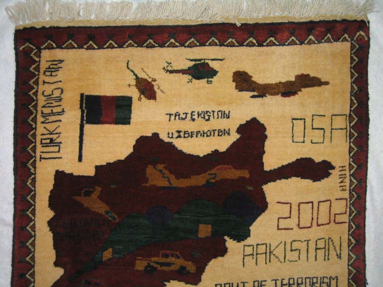 For sale: Afghan War Rug or Conflict Carpet