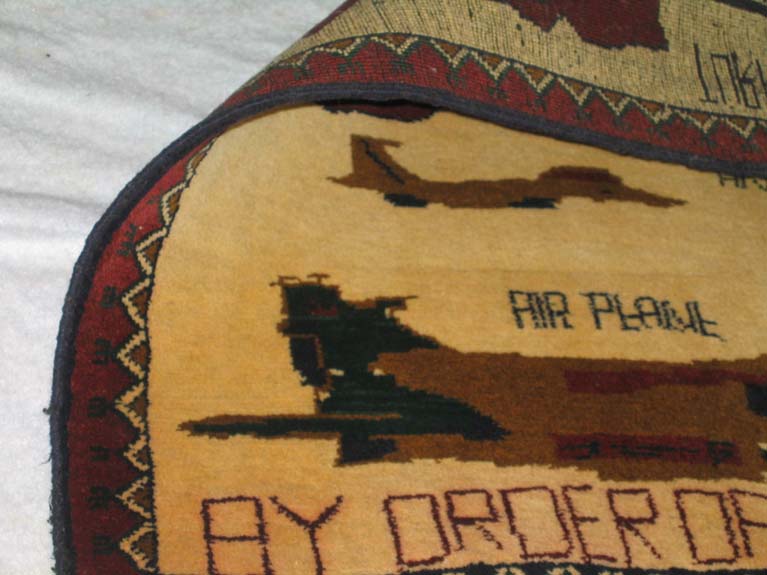 For sale: Afghan War Rug or Conflict Carpet