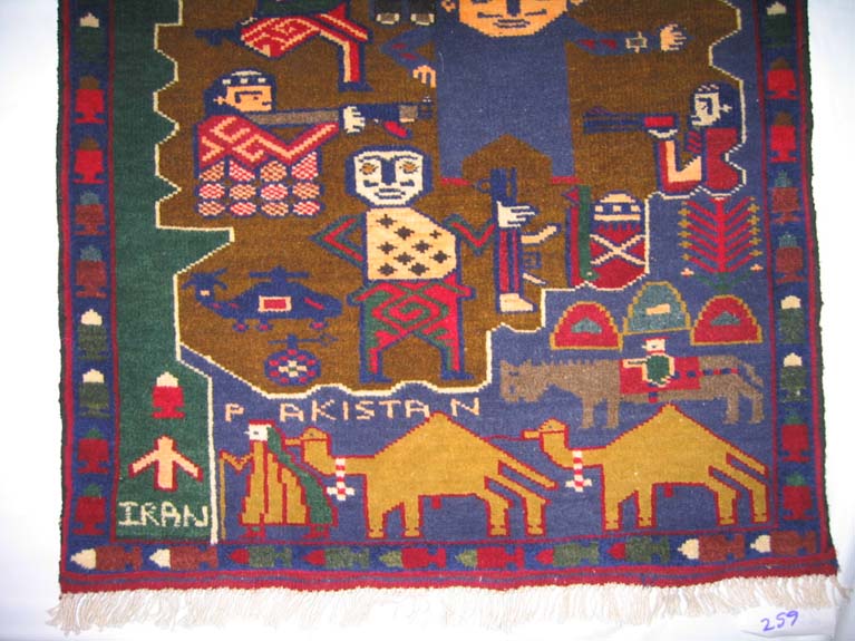 For sale: Afghan War Rug or Conflict Carpet