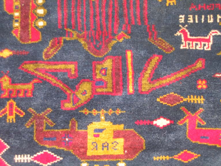 For sale: Afghan War Rug or Conflict Carpet