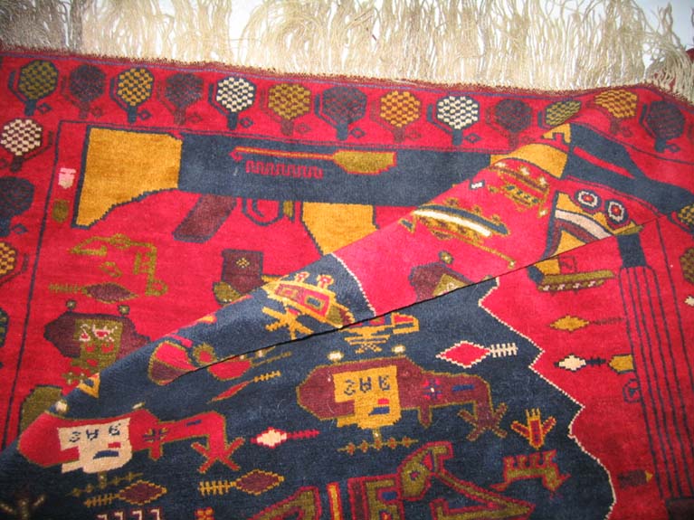 For sale: Afghan War Rug or Conflict Carpet