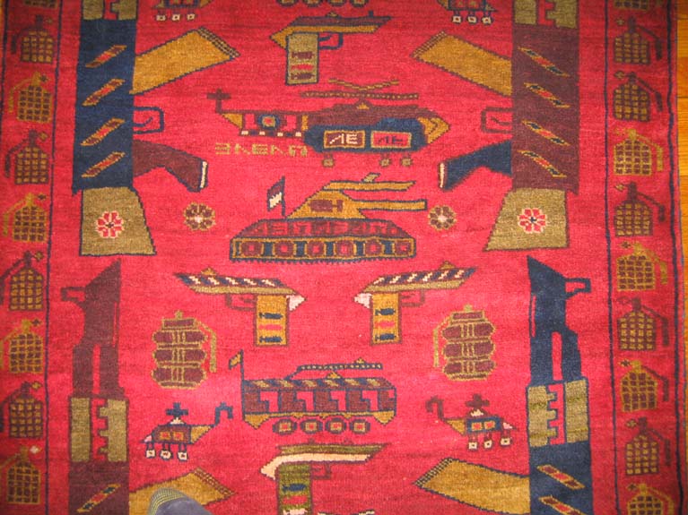 For sale: Afghan War Rug or Conflict Carpet