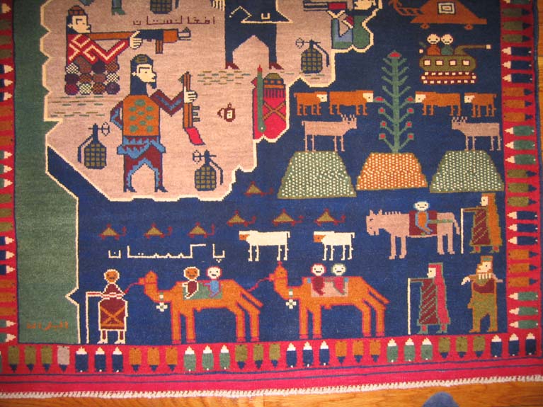 For sale: Afghan War Rug or Conflict Carpet