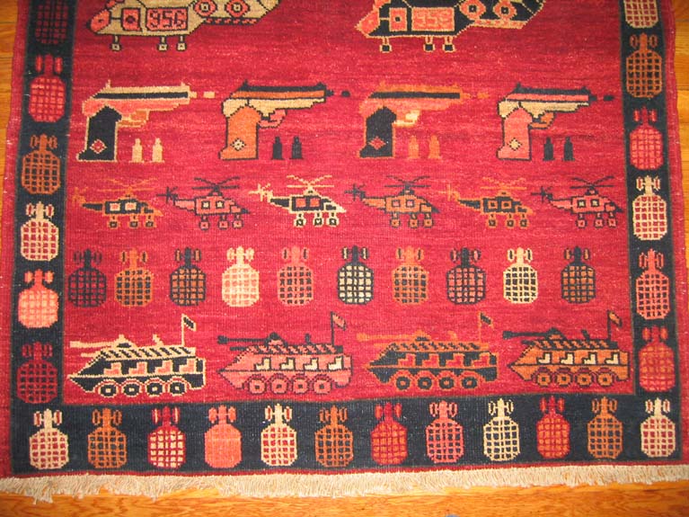 For sale: Afghan War Rug or Conflict Carpet