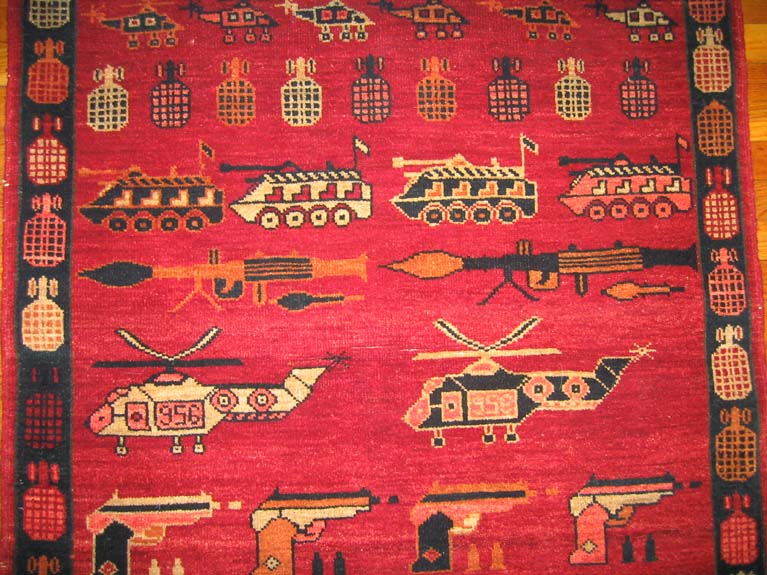 For sale: Afghan War Rug or Conflict Carpet