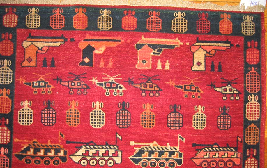 For sale: Afghan War Rug or Conflict Carpet