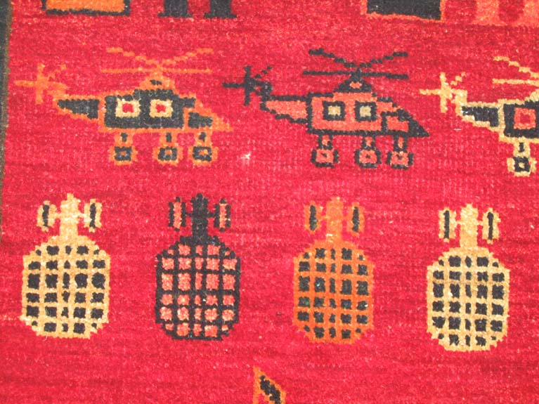 For sale: Afghan War Rug or Conflict Carpet