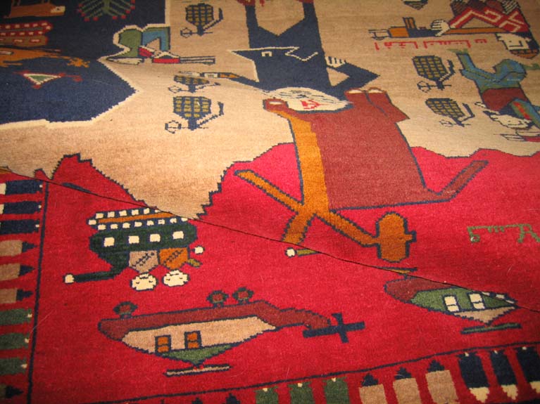 For sale: Afghan War Rug or Conflict Carpet