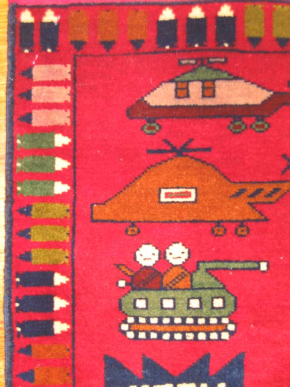 For sale: Afghan War Rug or Conflict Carpet