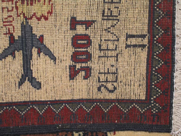 For sale: Afghan War Rug or Conflict Carpet