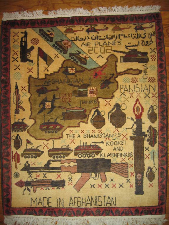 For sale: Afghan War Rug or Conflict Carpet