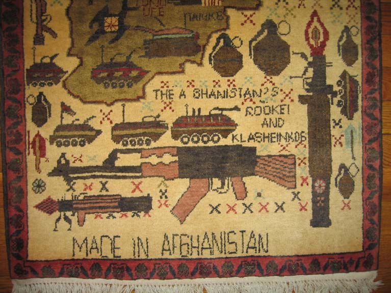 For sale: Afghan War Rug or Conflict Carpet