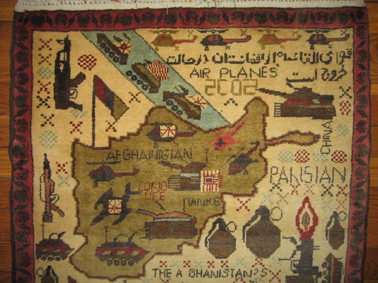 For sale: Afghan War Rug or Conflict Carpet