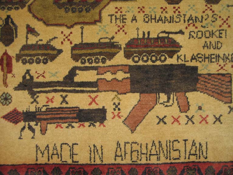 For sale: Afghan War Rug or Conflict Carpet