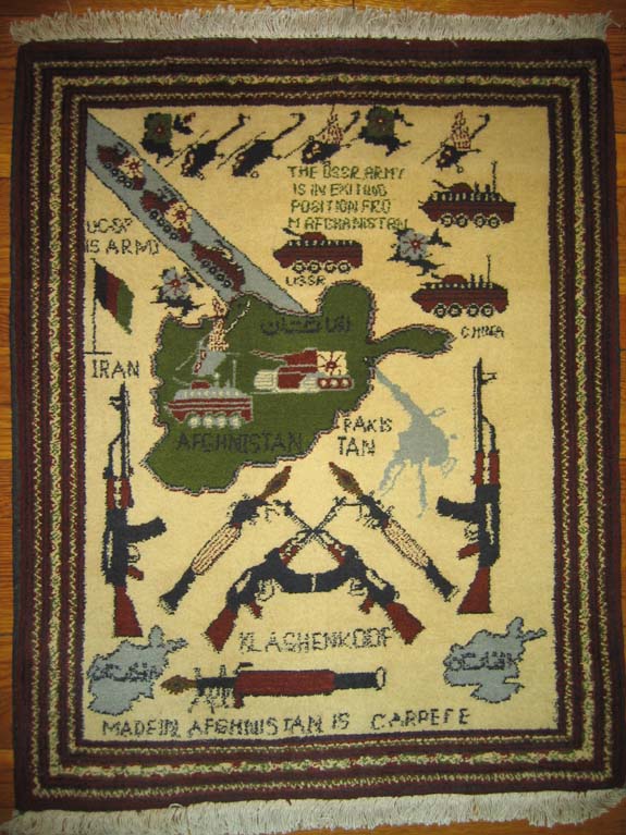 For sale: Afghan War Rug or Conflict Carpet