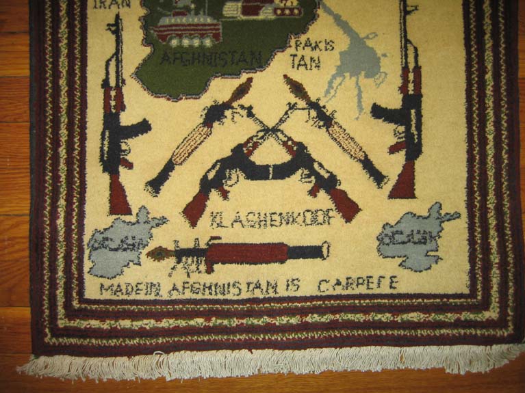 For sale: Afghan War Rug or Conflict Carpet