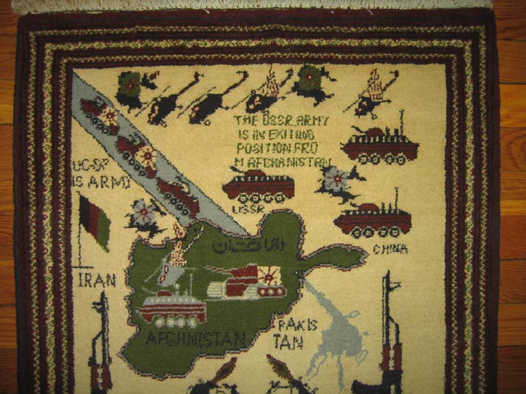 For sale: Afghan War Rug or Conflict Carpet