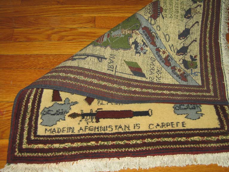 For sale: Afghan War Rug or Conflict Carpet