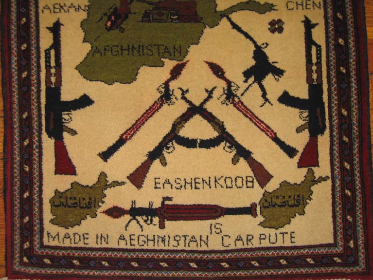 For sale: Afghan War Rug or Conflict Carpet