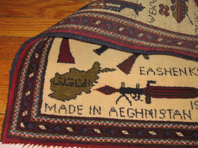 For sale: Afghan War Rug or Conflict Carpet