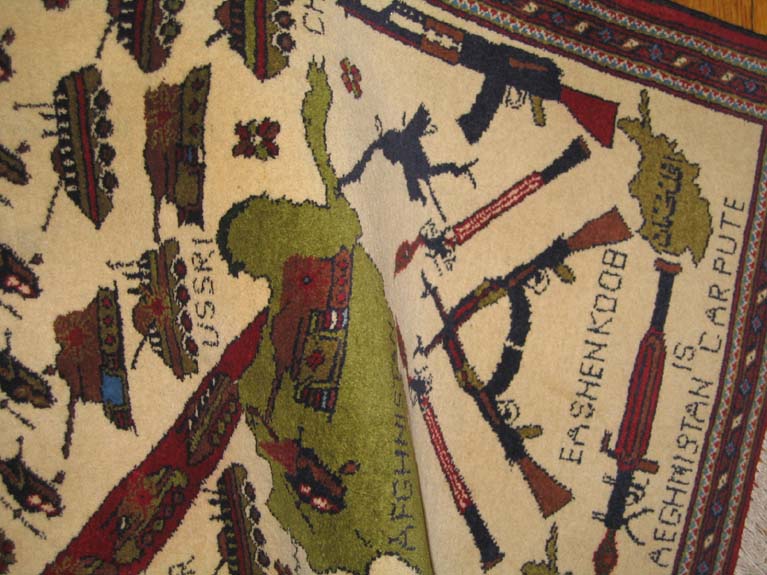 For sale: Afghan War Rug or Conflict Carpet