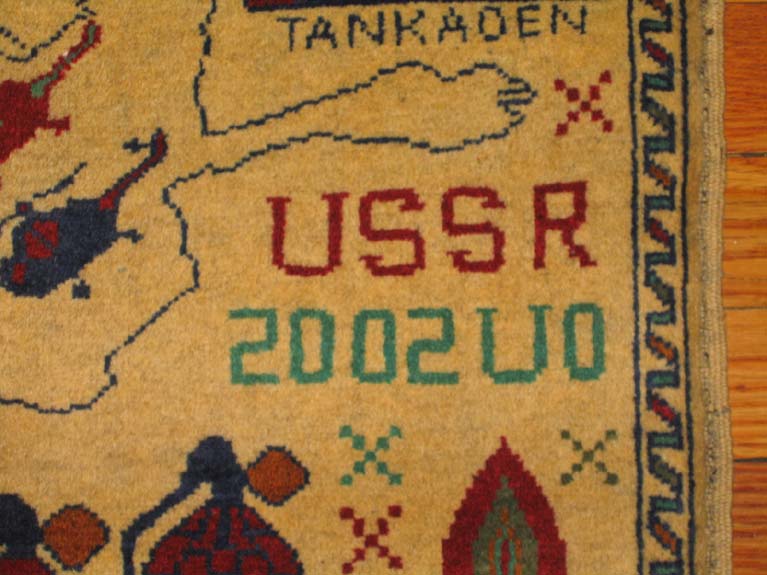 For sale: Afghan War Rug or Conflict Carpet