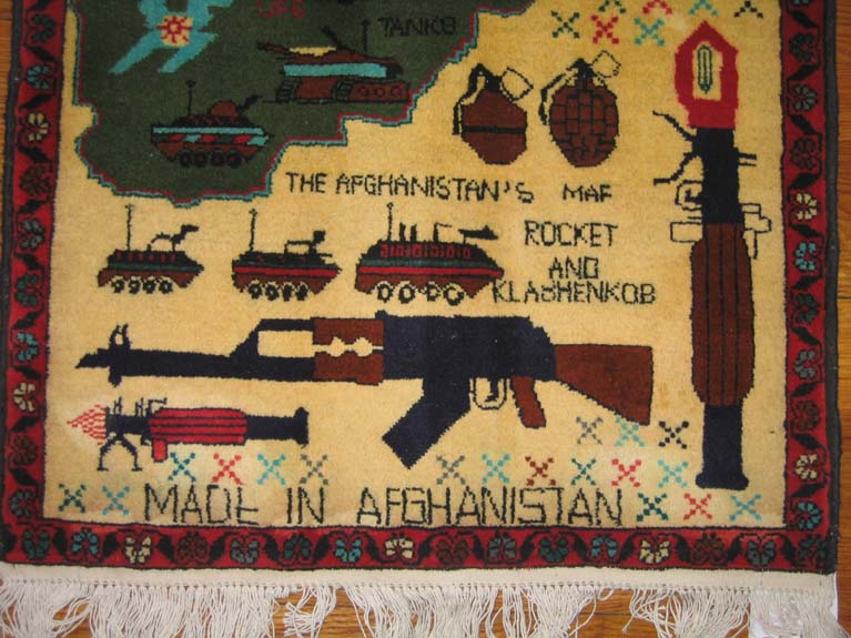 For sale: Afghan War Rug or Conflict Carpet