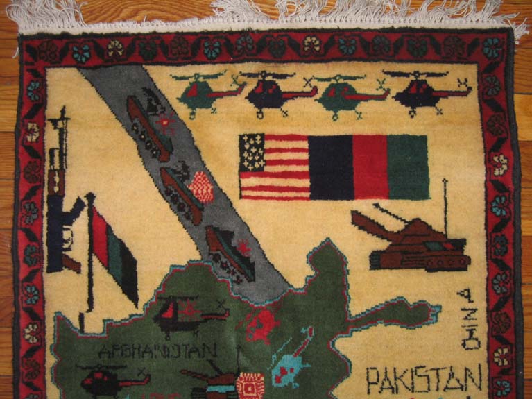 For sale: Afghan War Rug or Conflict Carpet