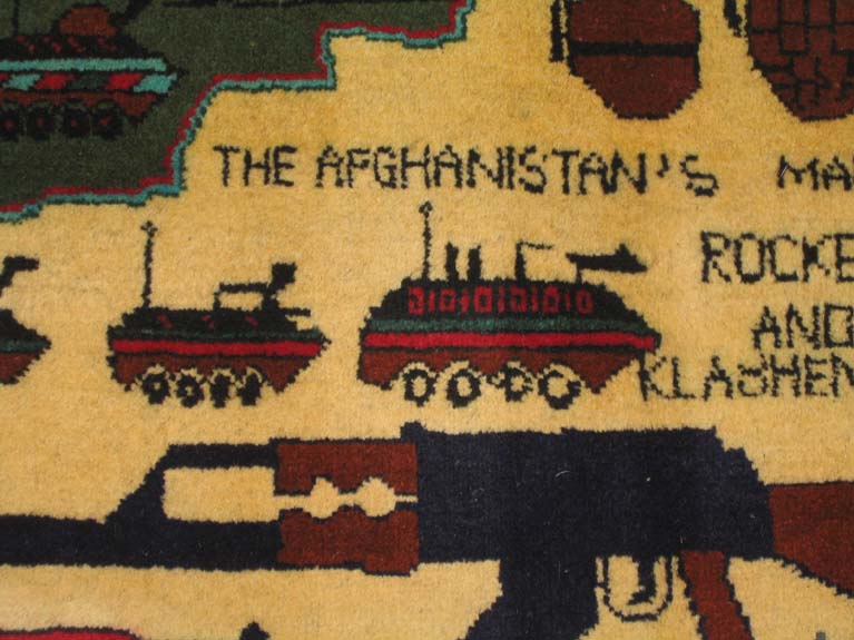 For sale: Afghan War Rug or Conflict Carpet