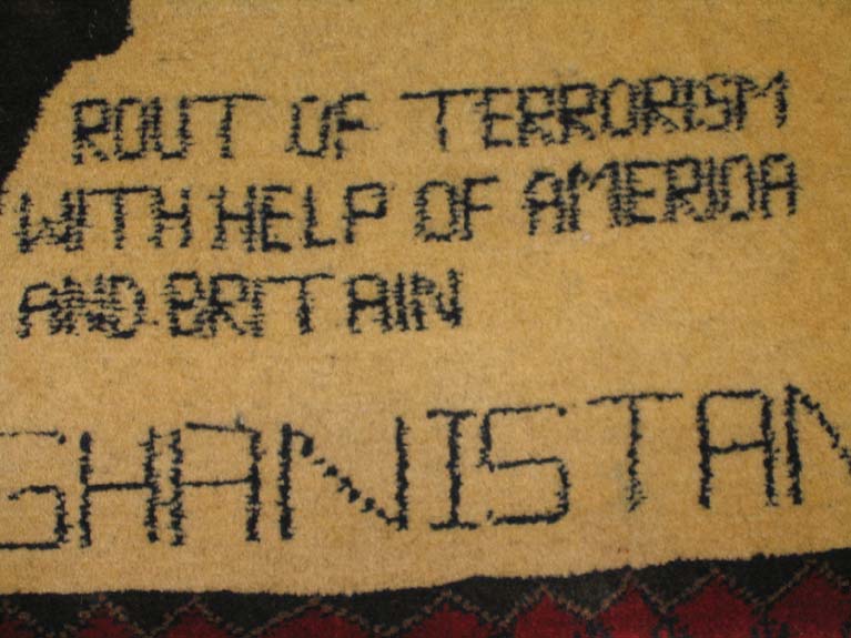 For sale: Afghan War Rug or Conflict Carpet