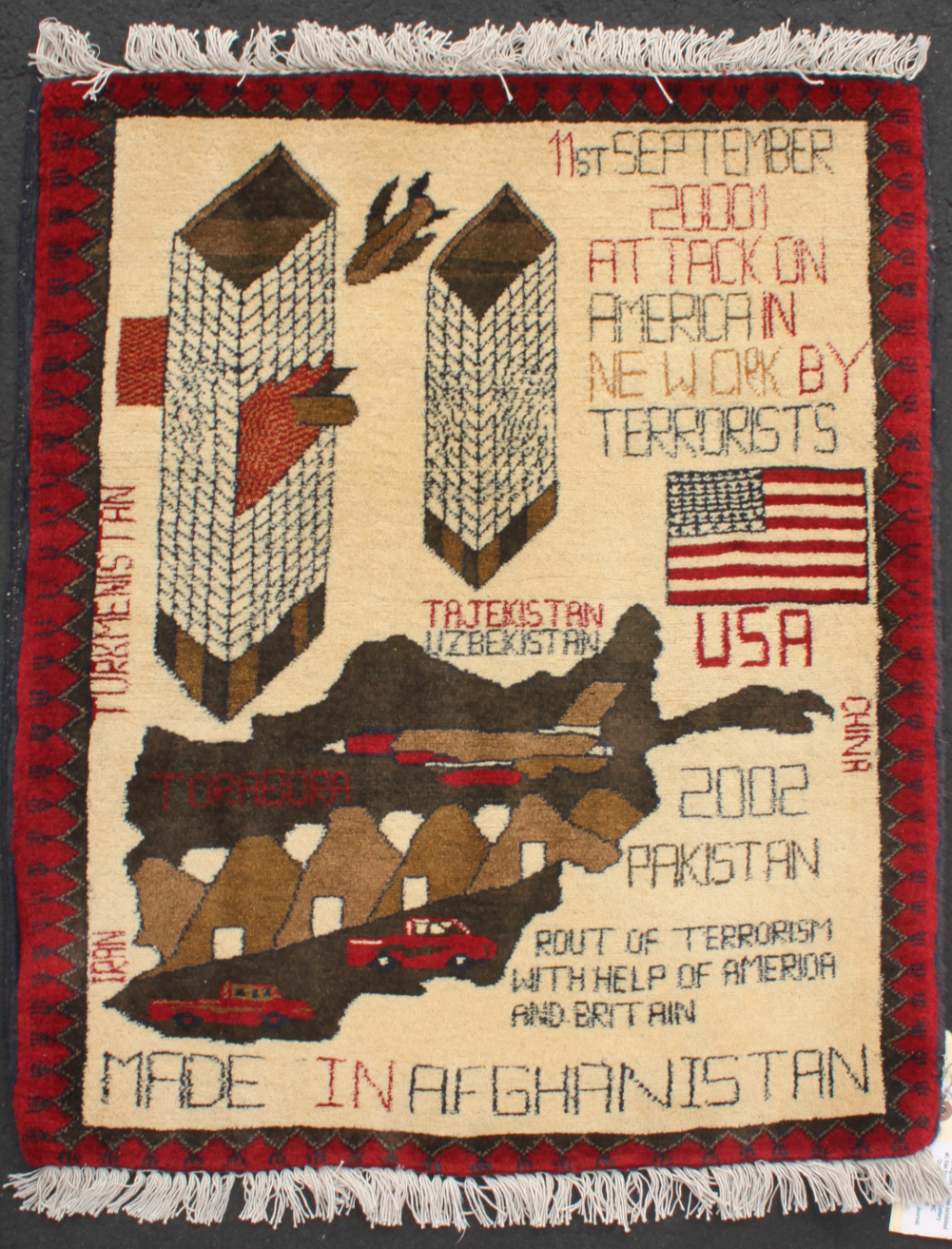 For sale: Afghan War Rug or Conflict Carpet