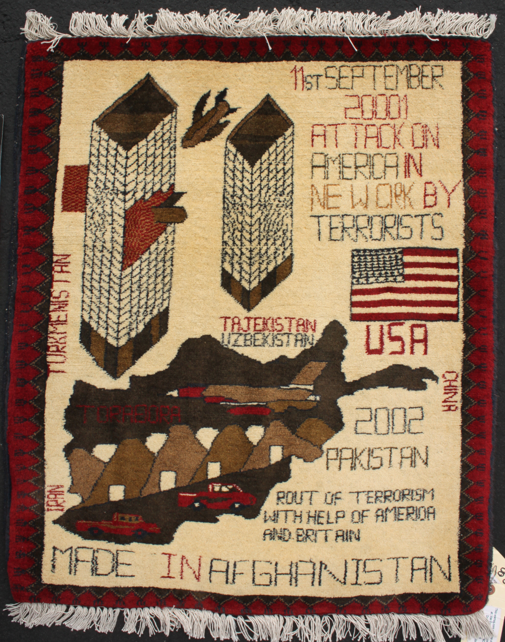 For sale: Afghan War Rug or Conflict Carpet