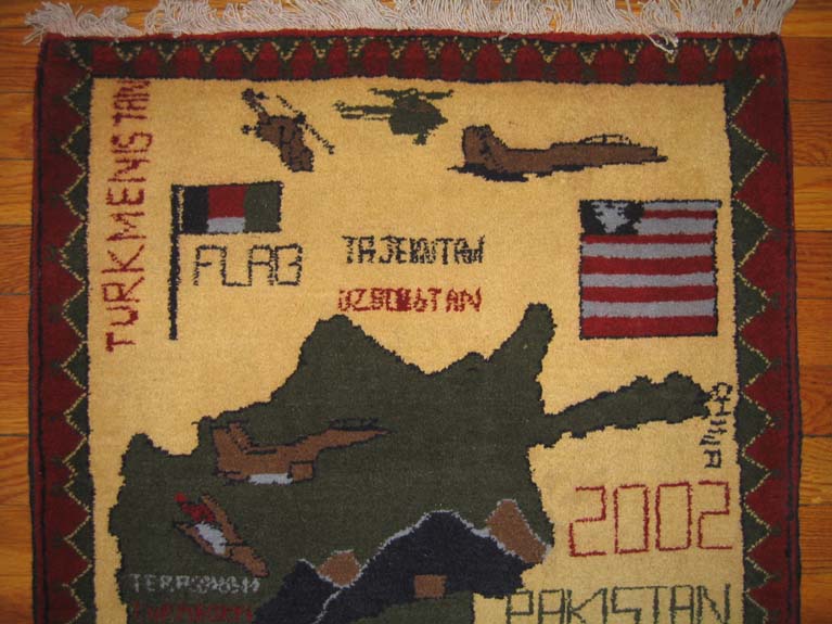 For sale: Afghan War Rug or Conflict Carpet