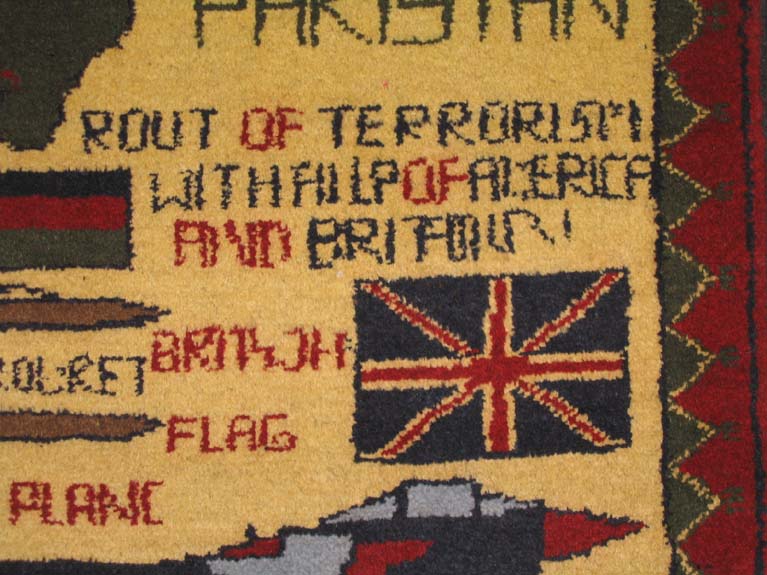 For sale: Afghan War Rug or Conflict Carpet