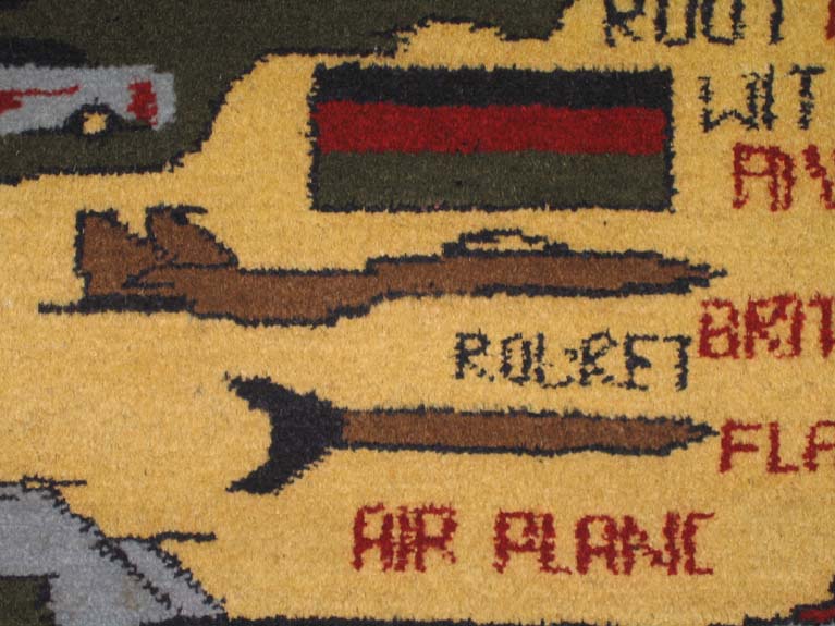 For sale: Afghan War Rug or Conflict Carpet