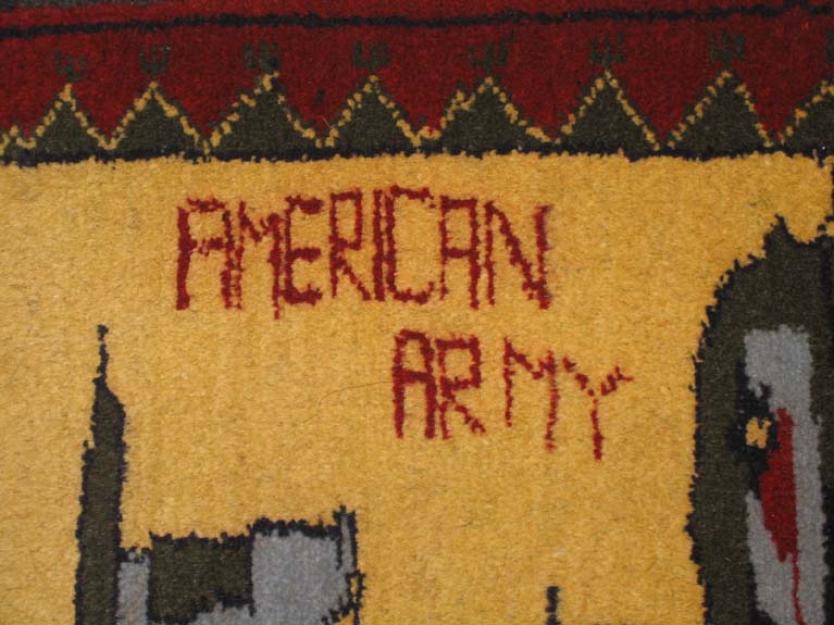 For sale: Afghan War Rug or Conflict Carpet