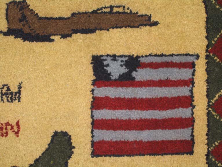 For sale: Afghan War Rug or Conflict Carpet