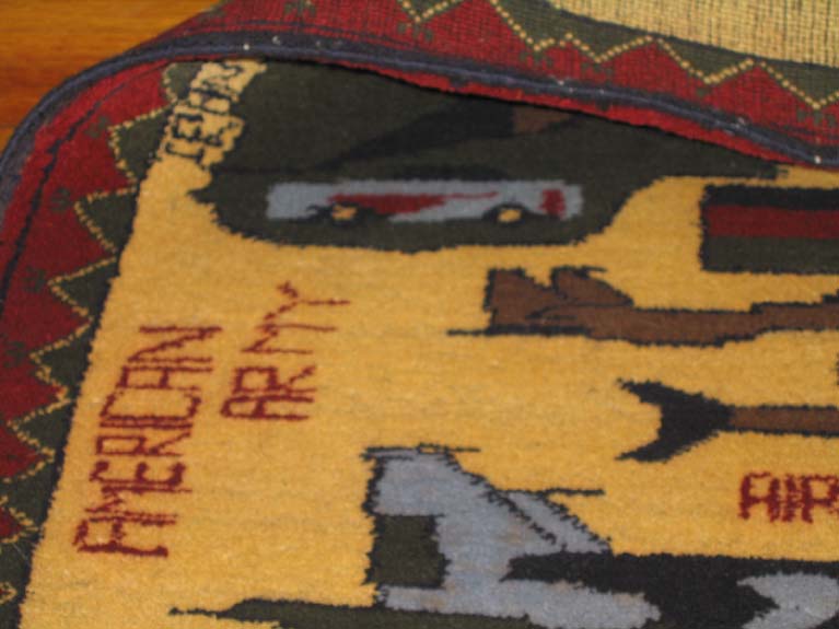 For sale: Afghan War Rug or Conflict Carpet