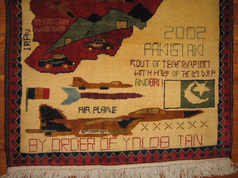 For sale: Afghan War Rug or Conflict Carpet