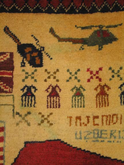 For sale: Afghan War Rug or Conflict Carpet