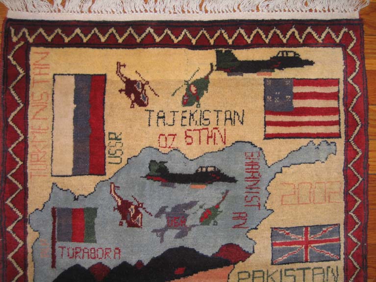 For sale: Afghan War Rug or Conflict Carpet