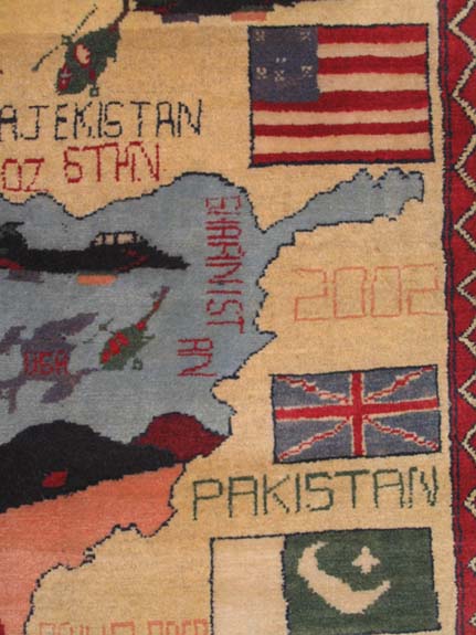 For sale: Afghan War Rug or Conflict Carpet