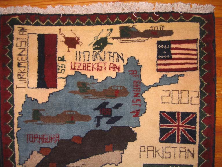 For sale: Afghan War Rug or Conflict Carpet