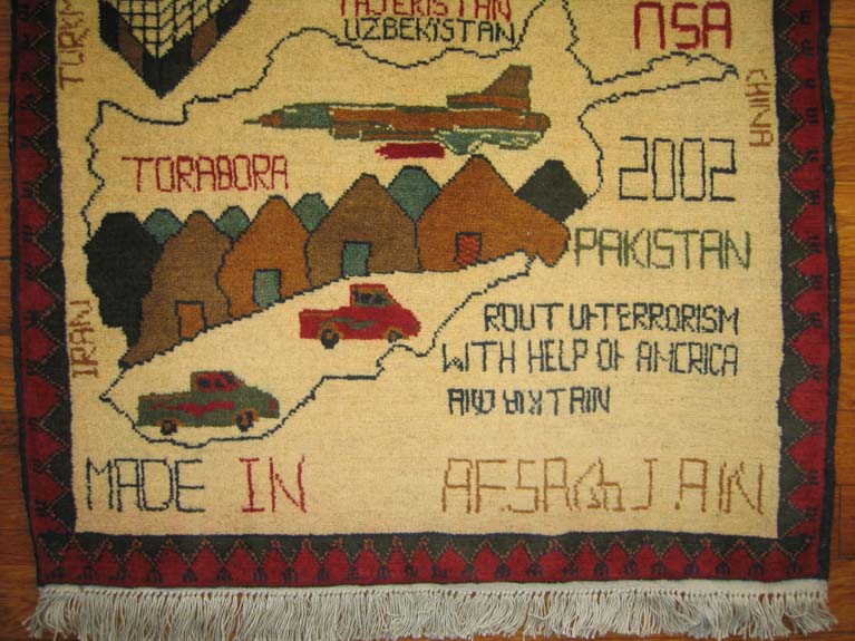 For sale: Afghan War Rug or Conflict Carpet