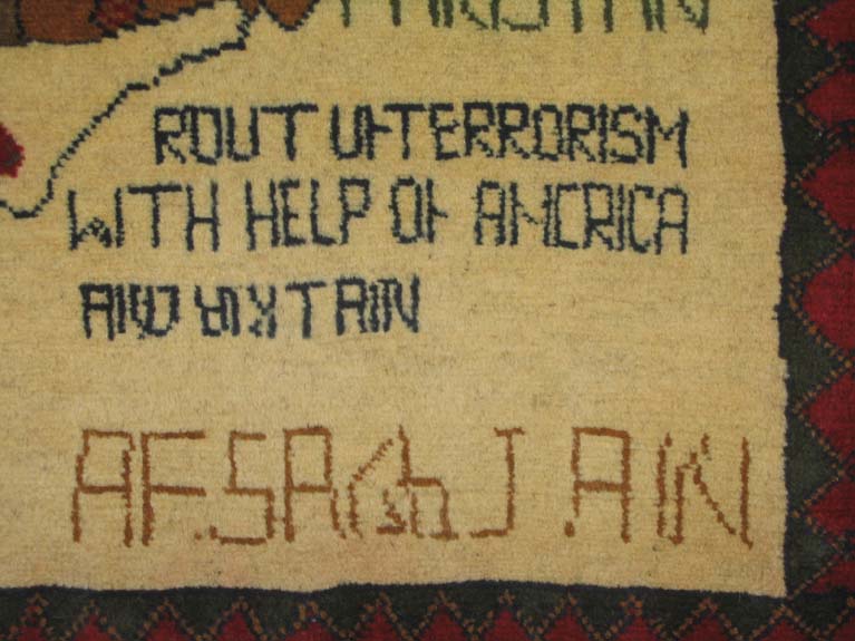 For sale: Afghan War Rug or Conflict Carpet