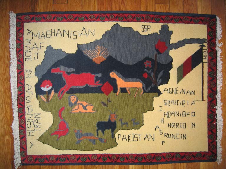 Hand woven carpet from Afhanistan for sale