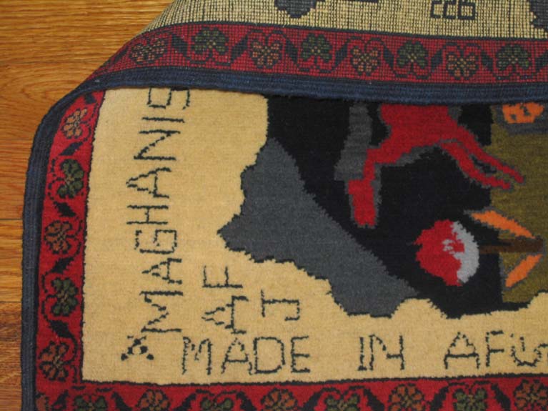 For sale: Afghan War Rug or Conflict Carpet