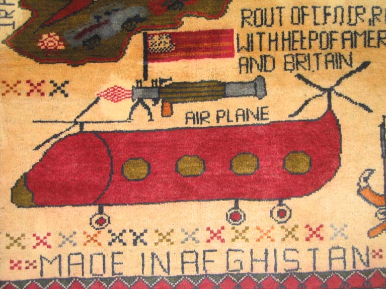 For sale: Afghan War Rug or Conflict Carpet