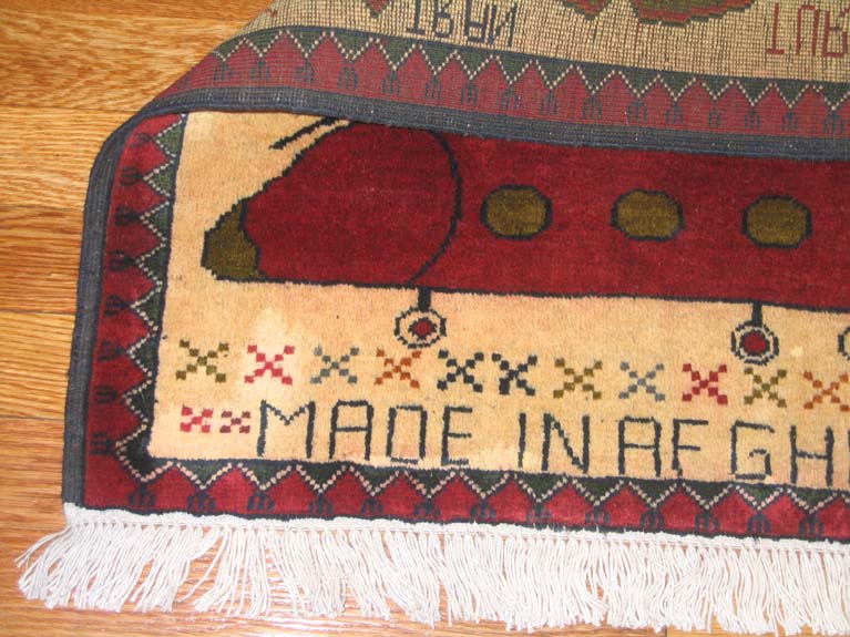 For sale: Afghan War Rug or Conflict Carpet