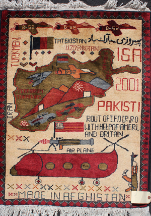 War Rug shown at Exhibition